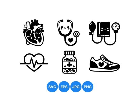 Cute Medical Icons SVG Pack