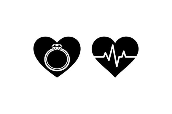 Heart Ring and Pulse Icons