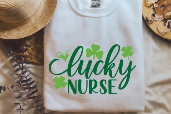 Lucky Nurse SVG PNG, St Patrick’s Day SV