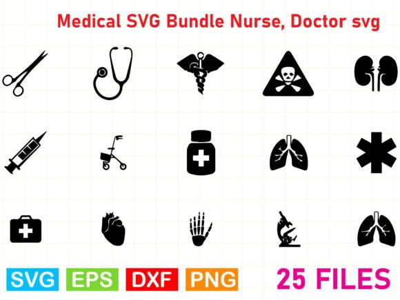 Medical SVG Bundle Nurse, Doctor SVG