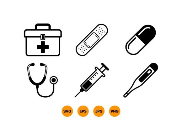 Medical SVG Icon Collection