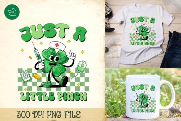 Nurse Clover SVG Lucky Charm PNG