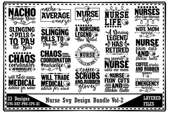 Nurse SVG Design Bundle Vol-2