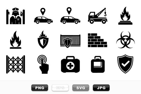 Security and Safety Icon Pack