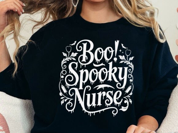 Spooky Nurse SVG PNG, Spooktacular