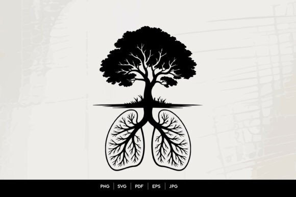 Tree of Life Lungs Nature Breathing Symb