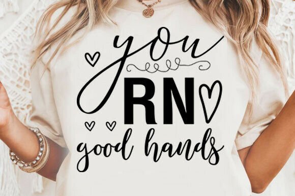 You RN Good Hands Registered Nurse SVG